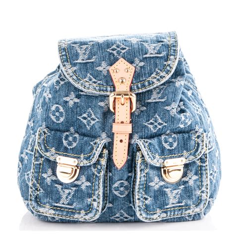 louis vuitton denim backpack